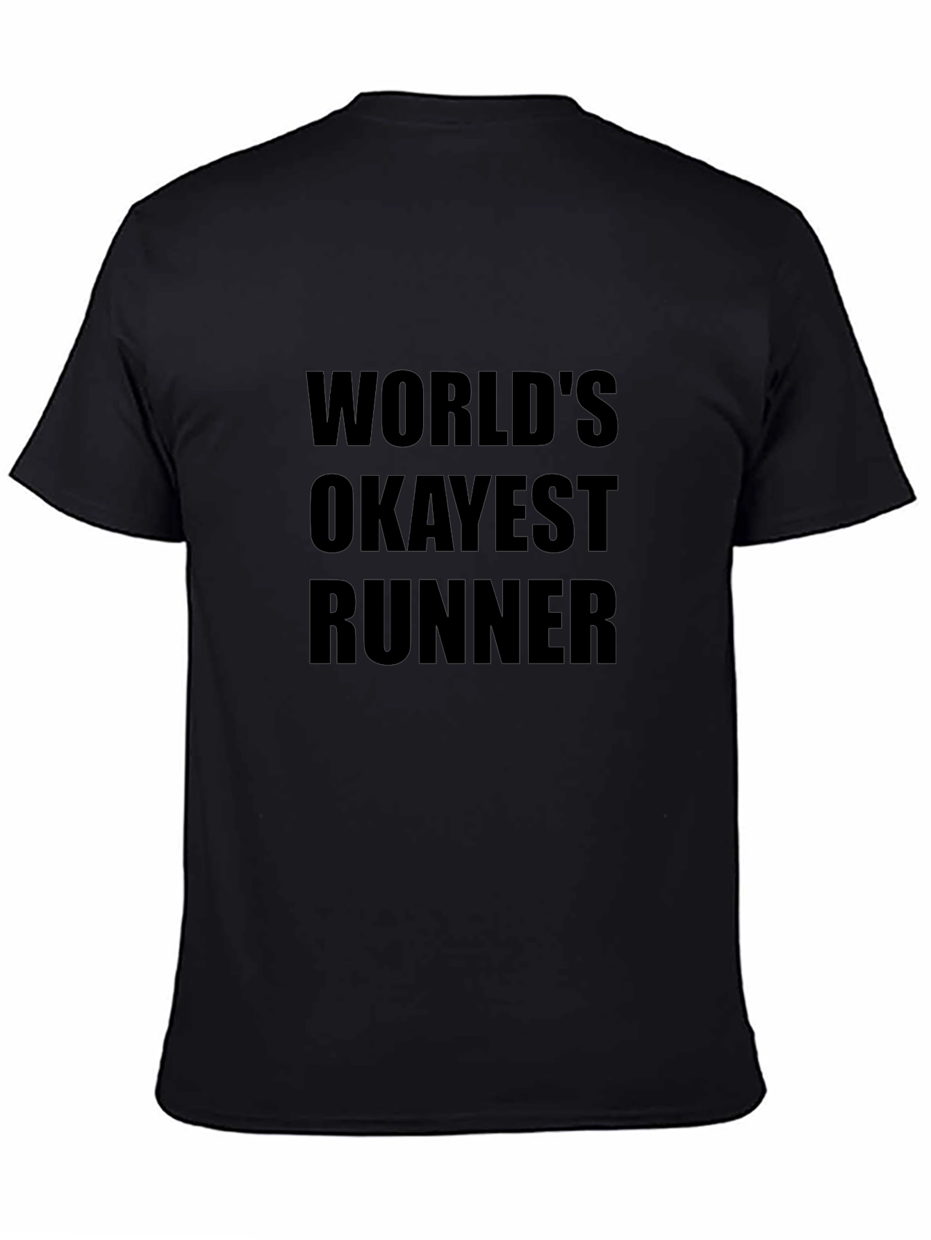 Worlds Okayest Runner T-Shirt Funny Running Tee