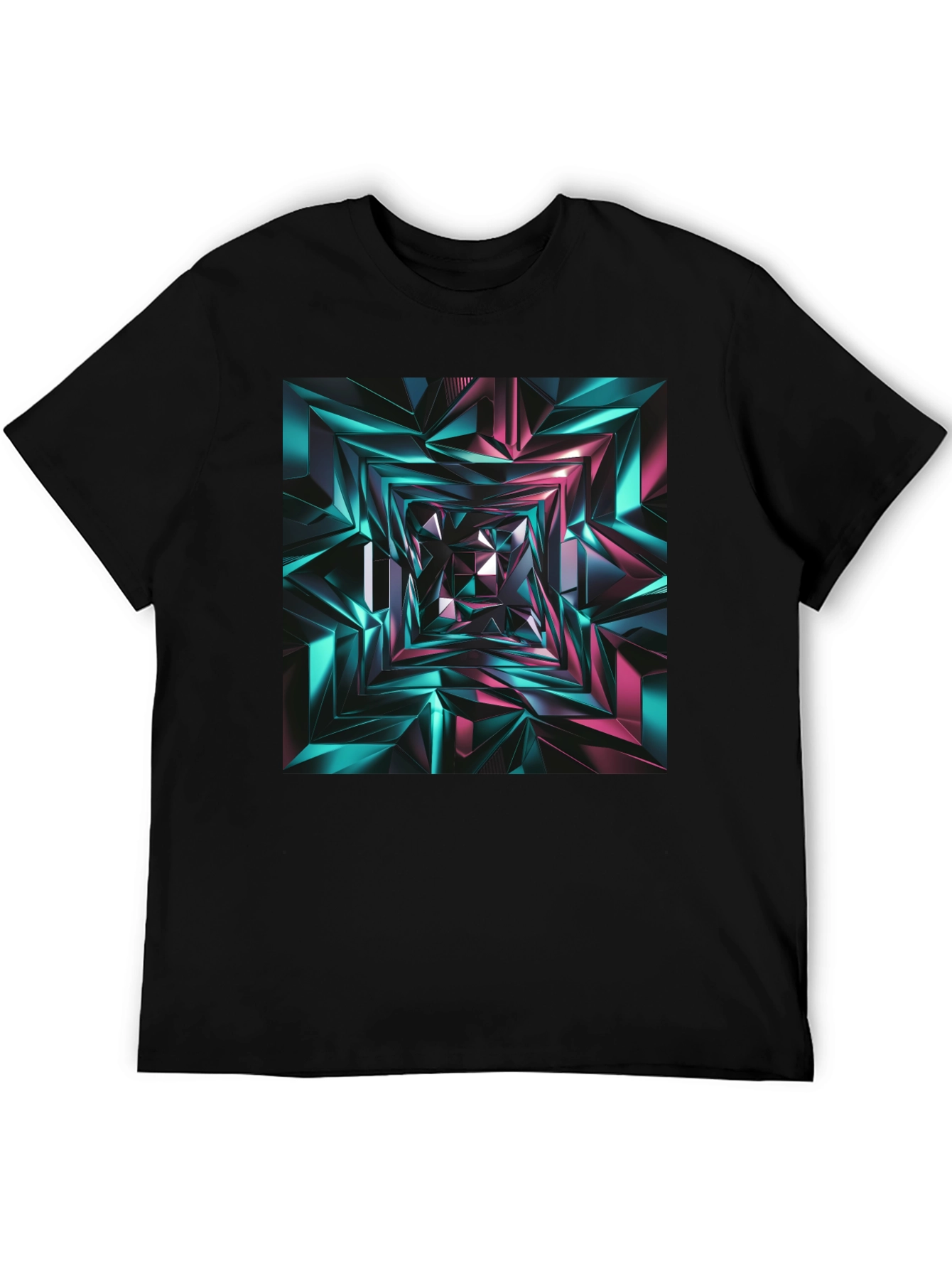 Abstract Geometric T-Shirt - Modern Design