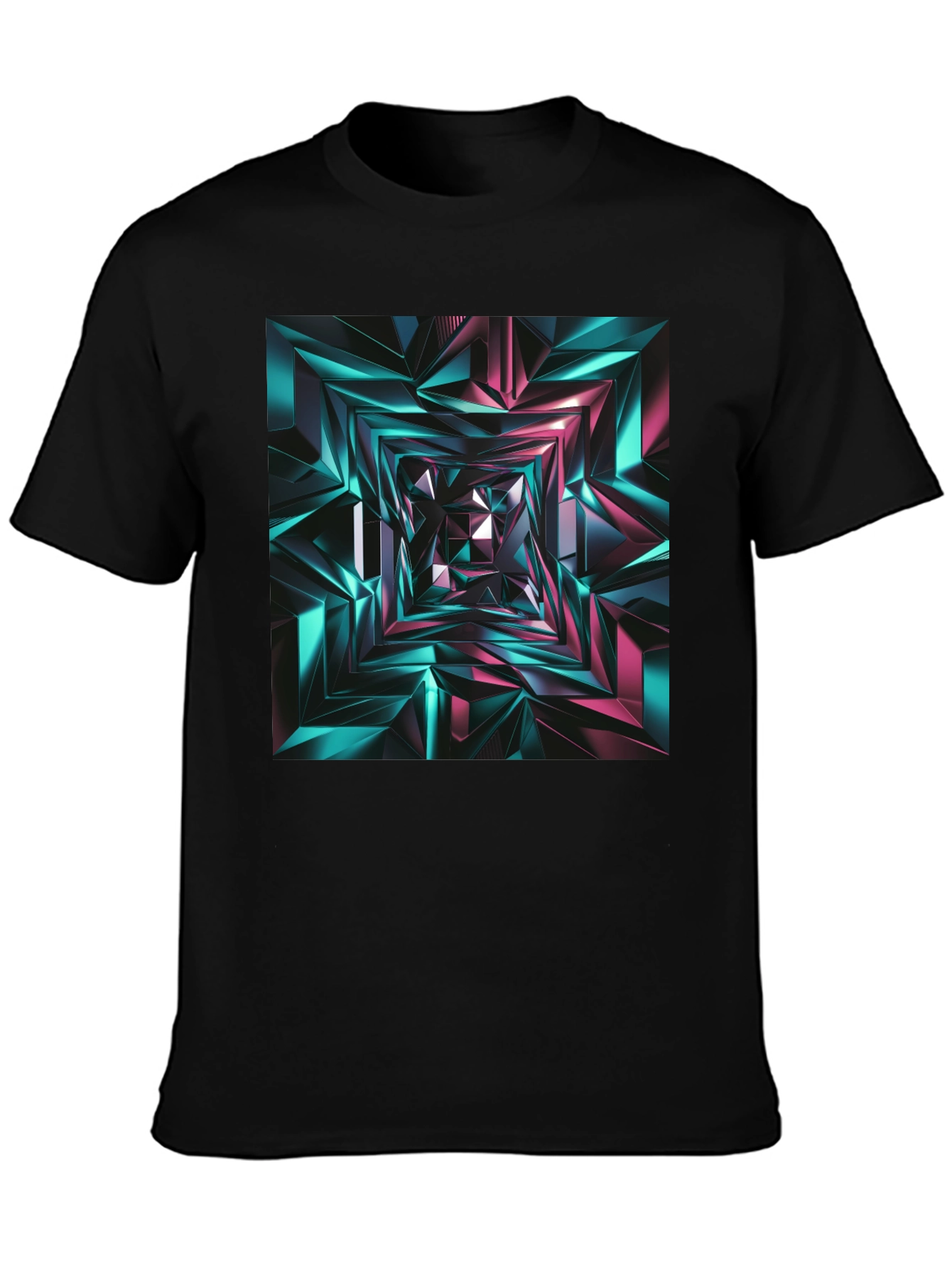 Abstract Geometric T-Shirt - Modern Design