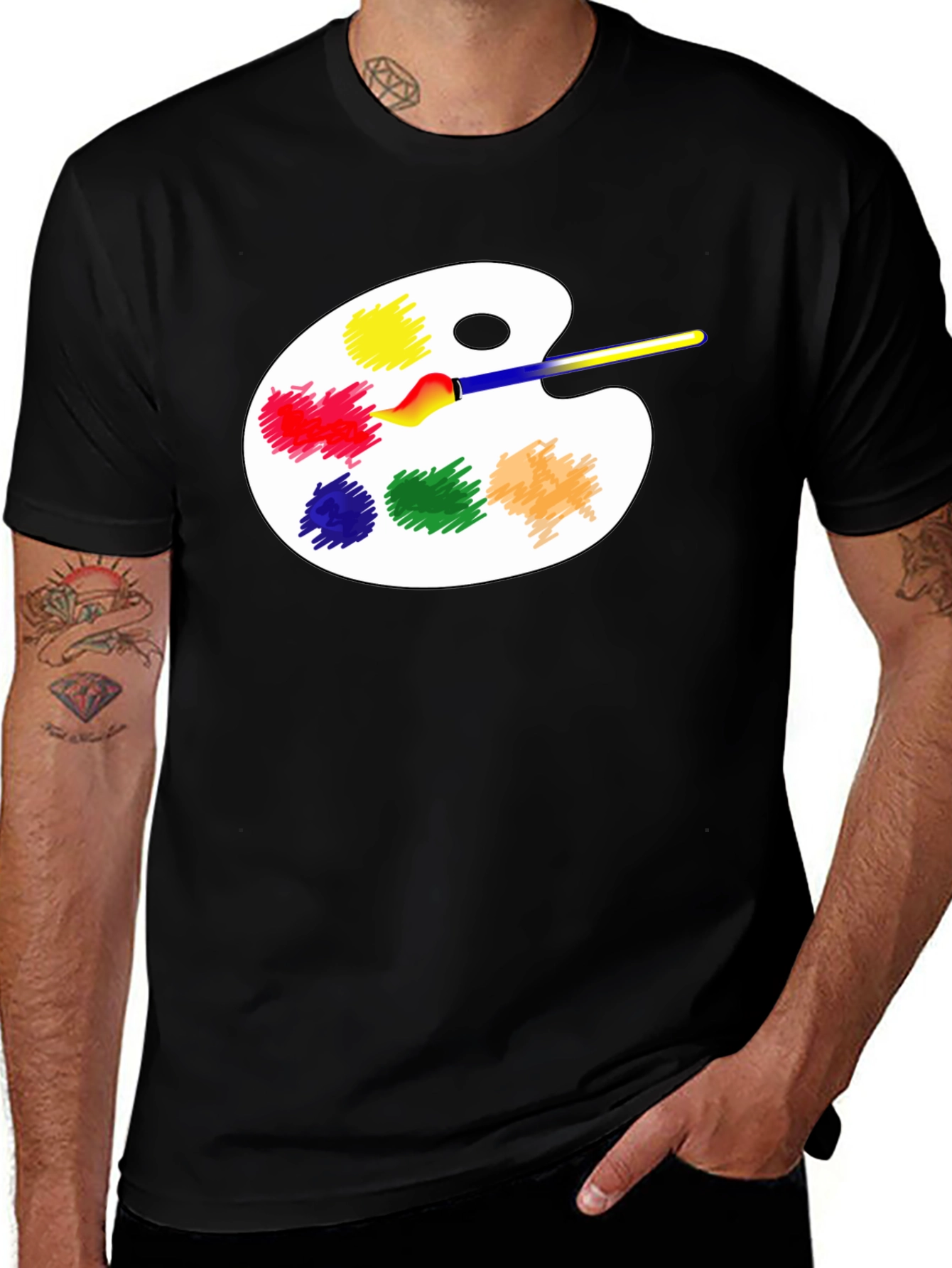 Artists Palette Graphic T-Shirt