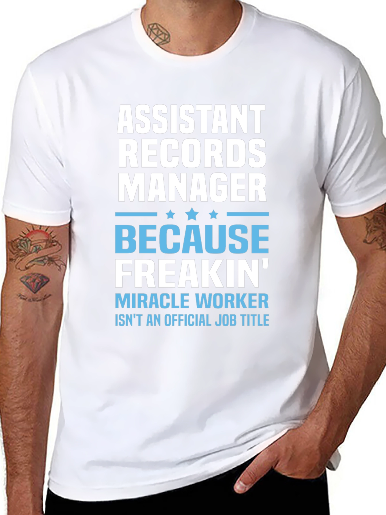 Assistant Records Manager Novelty Graphic Tee