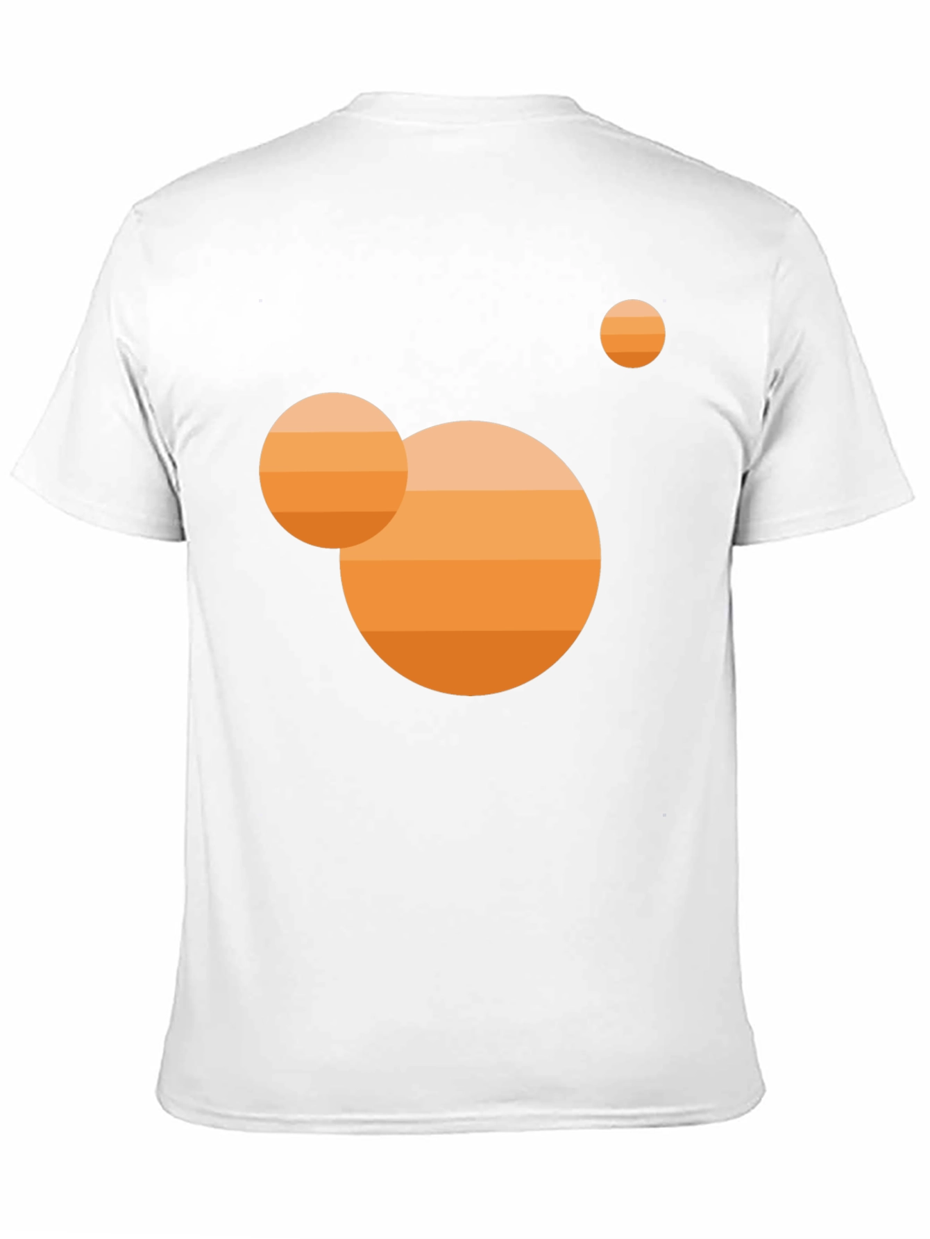Abstract Sunset Graphic Tee - Modern Casual Black T-Shirt