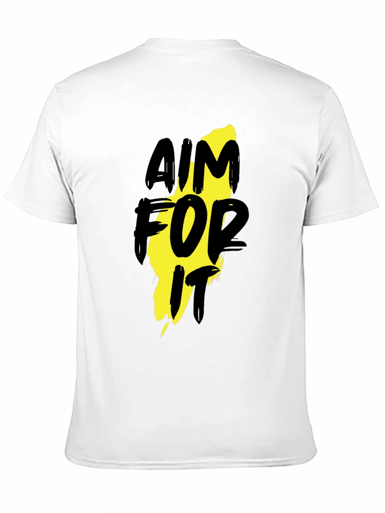 Aim For It Black Graphic T-Shirt