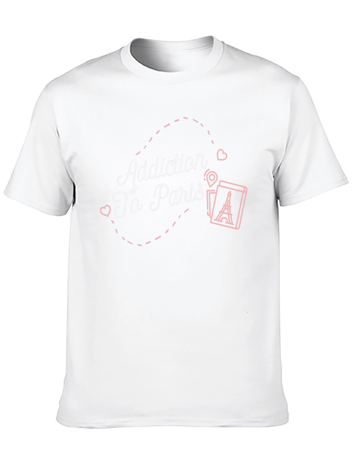Addiction To Paris Graphic Tee - Black T-Shirt