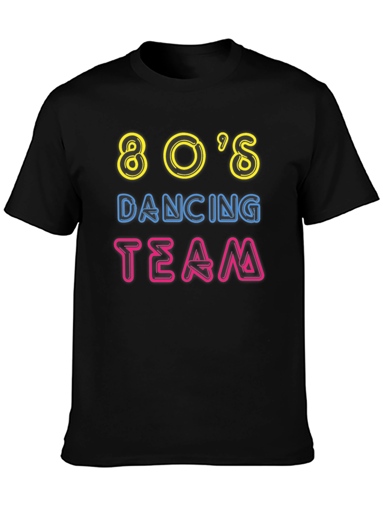 80s Dancing Team Graphic Tee - Retro Style