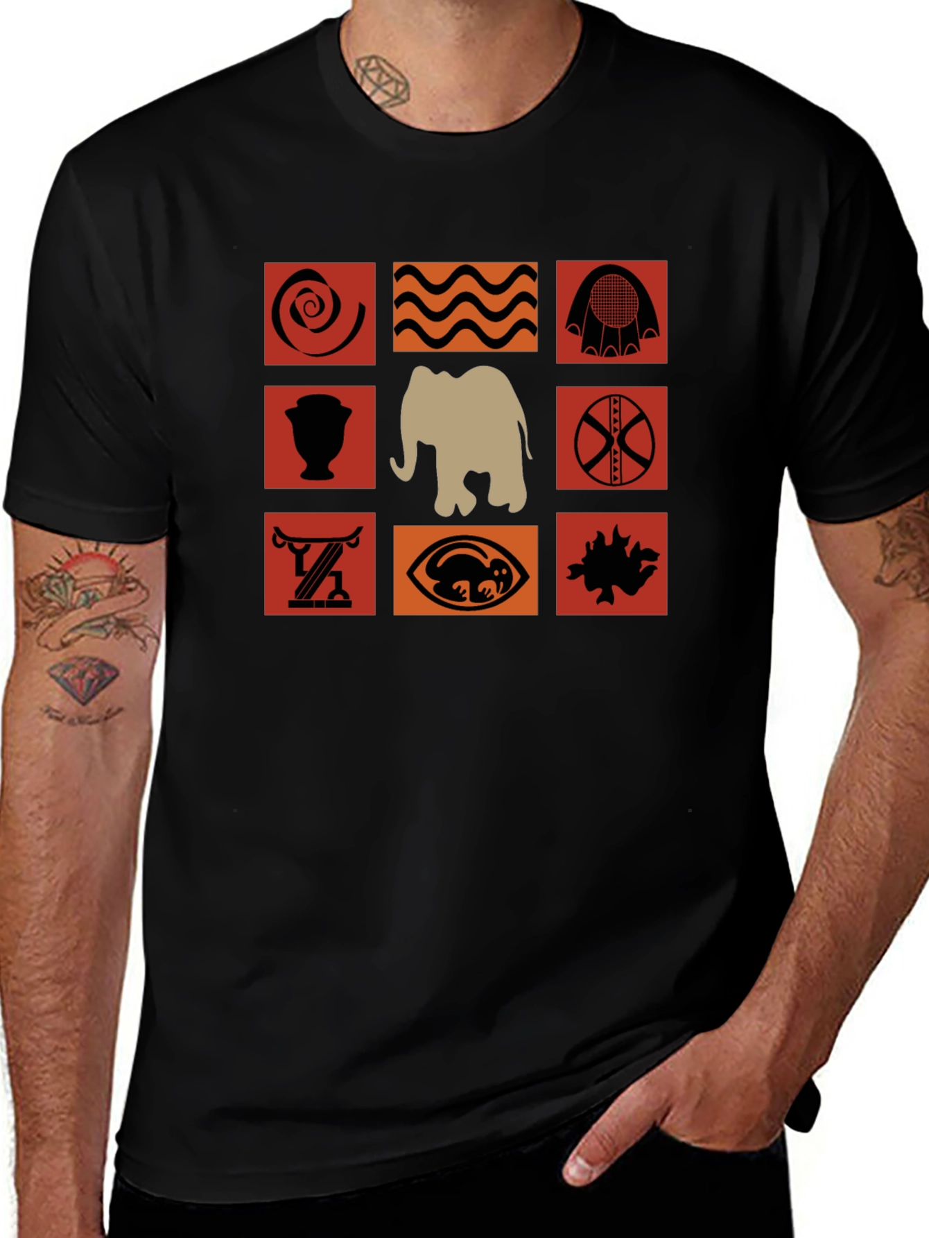 African Motif T-Shirt