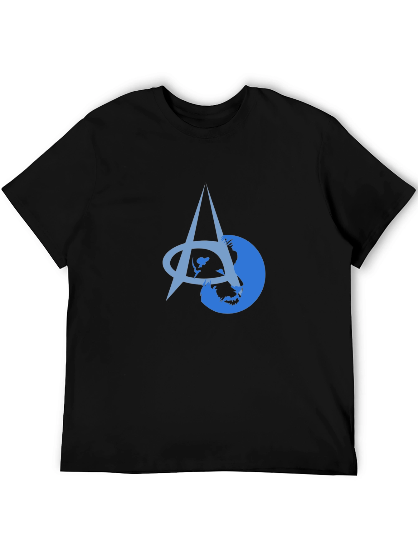 Abstract Graphic Tee - Black Unisex T-Shirt