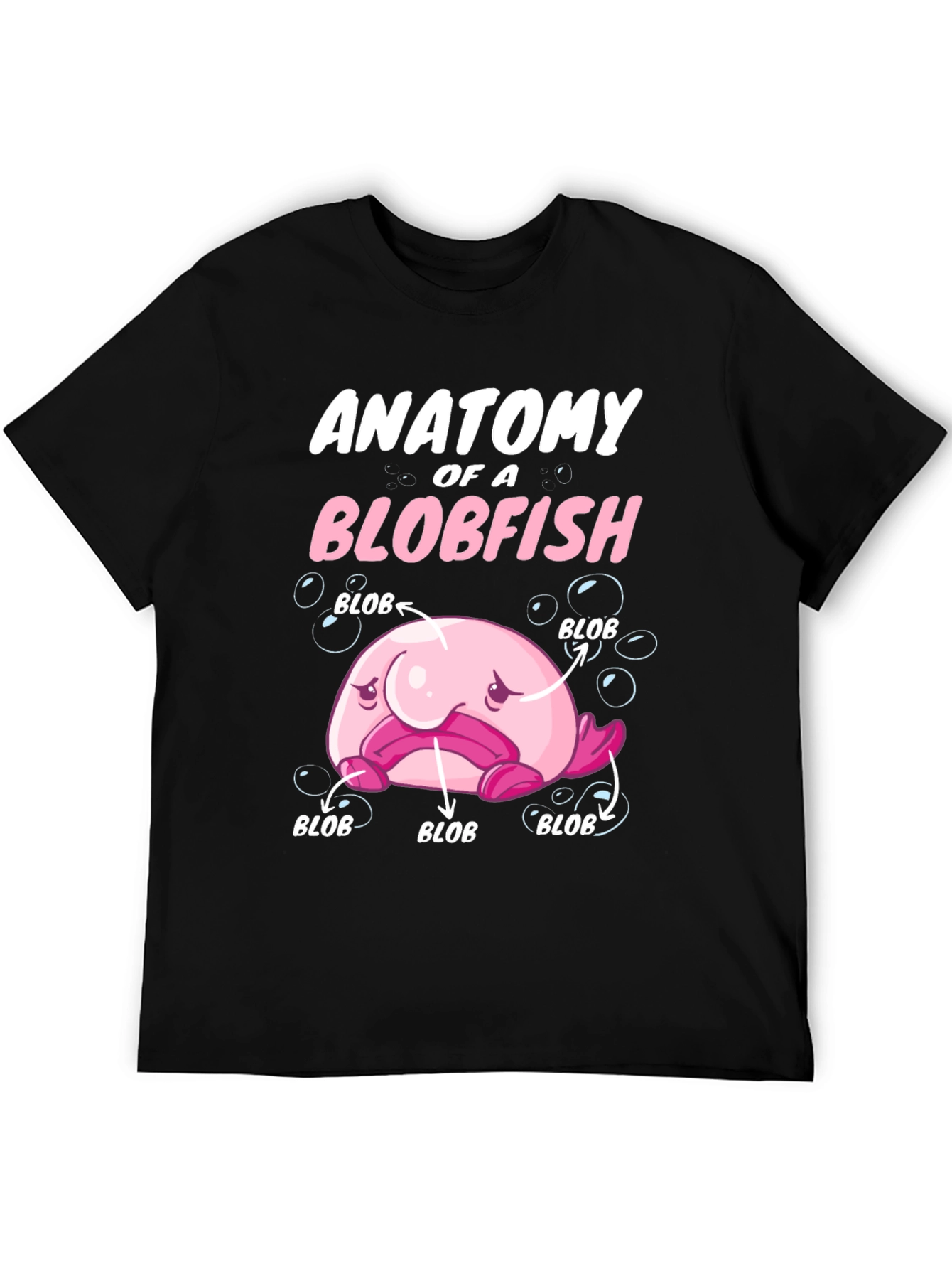 Anatomy of a Blobfish Graphic T-Shirt