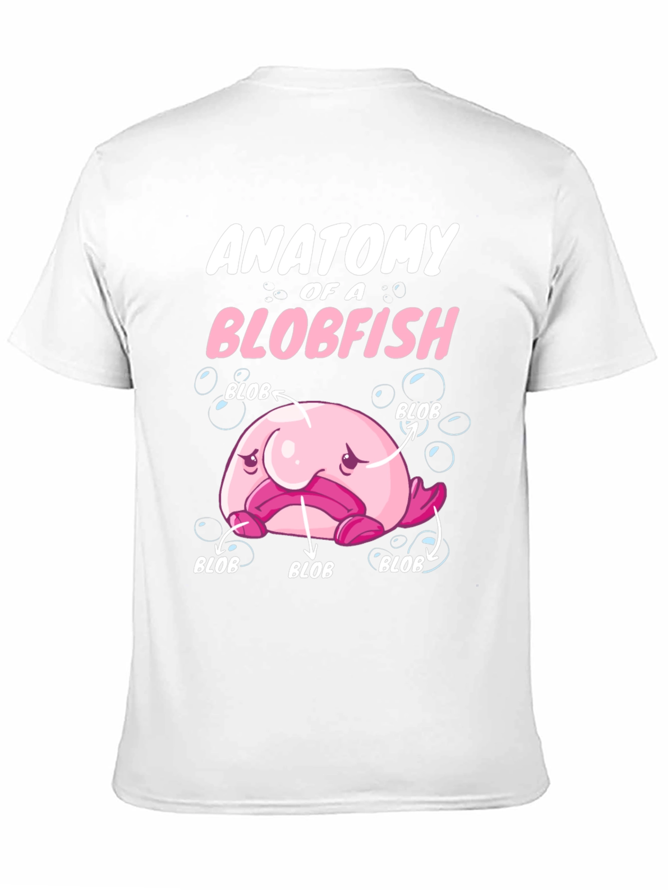 Anatomy of a Blobfish Graphic T-Shirt