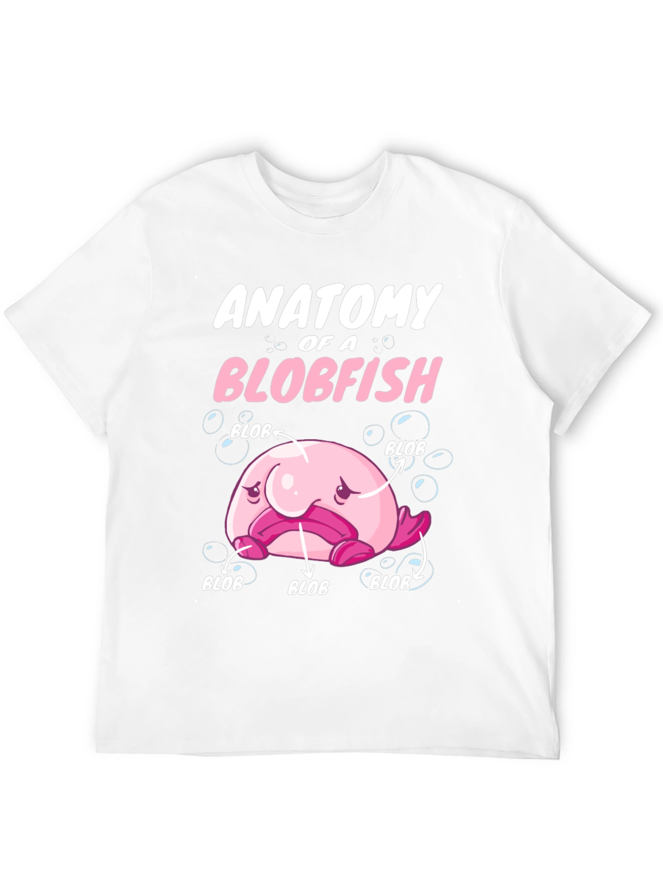 Anatomy of a Blobfish Graphic T-Shirt