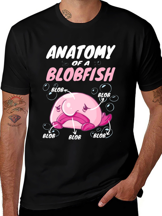 Anatomy of a Blobfish Graphic T-Shirt