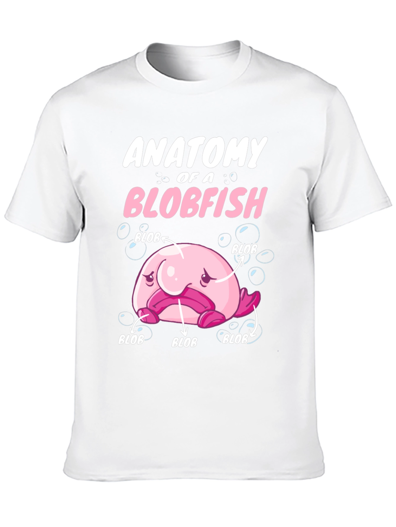 Anatomy of a Blobfish Graphic T-Shirt