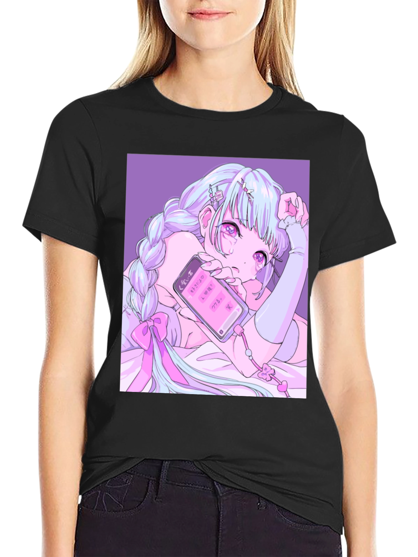 Anime Girl Graphic T-Shirt