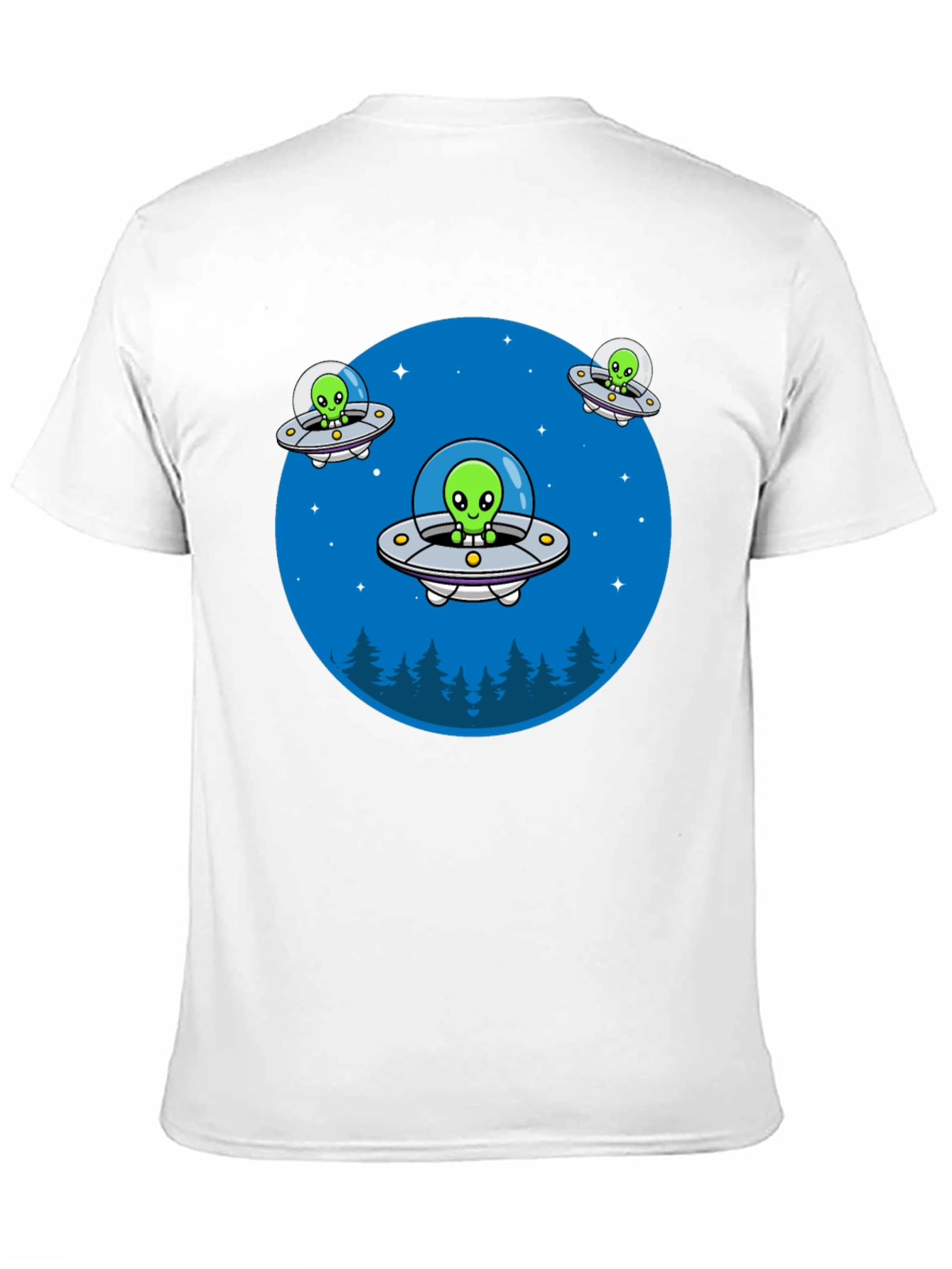 Alien UFO Graphic T-Shirt