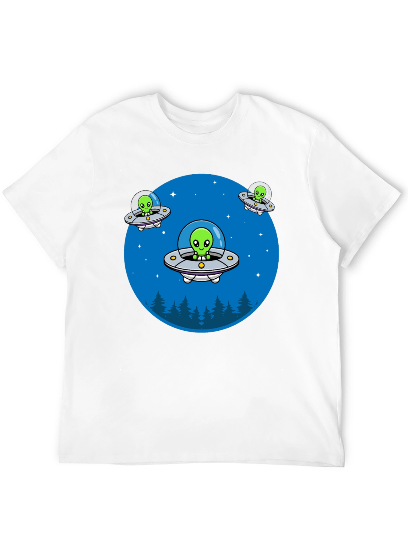 Alien UFO Graphic T-Shirt