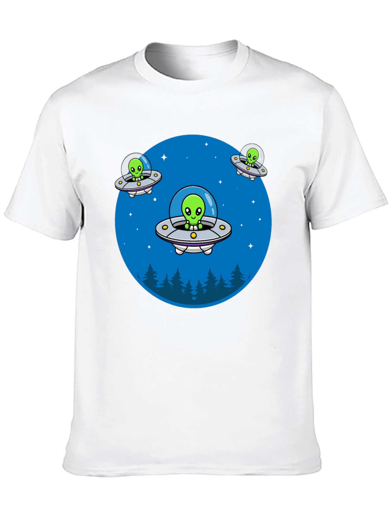 Alien UFO Graphic T-Shirt