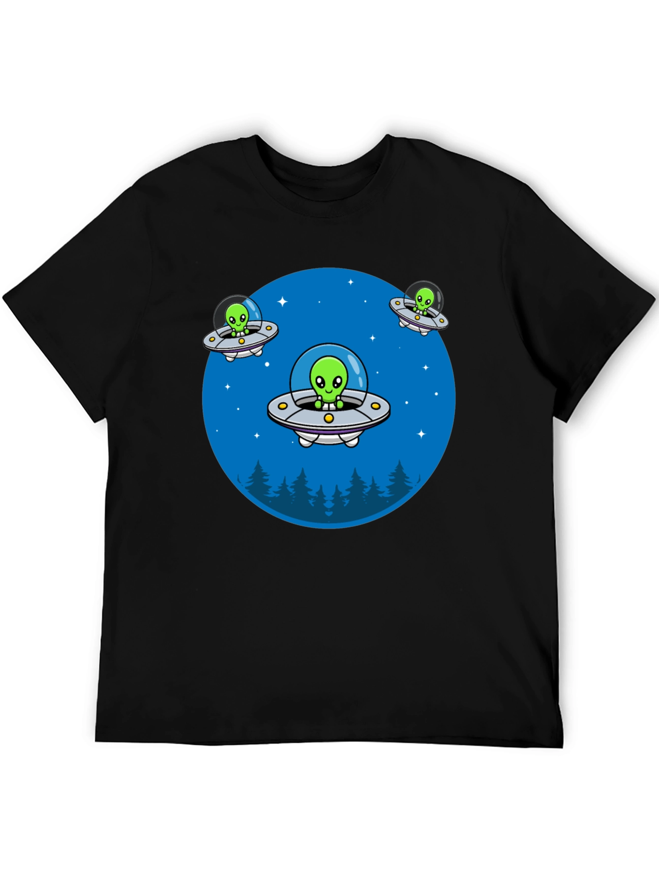 Alien UFO Graphic T-Shirt