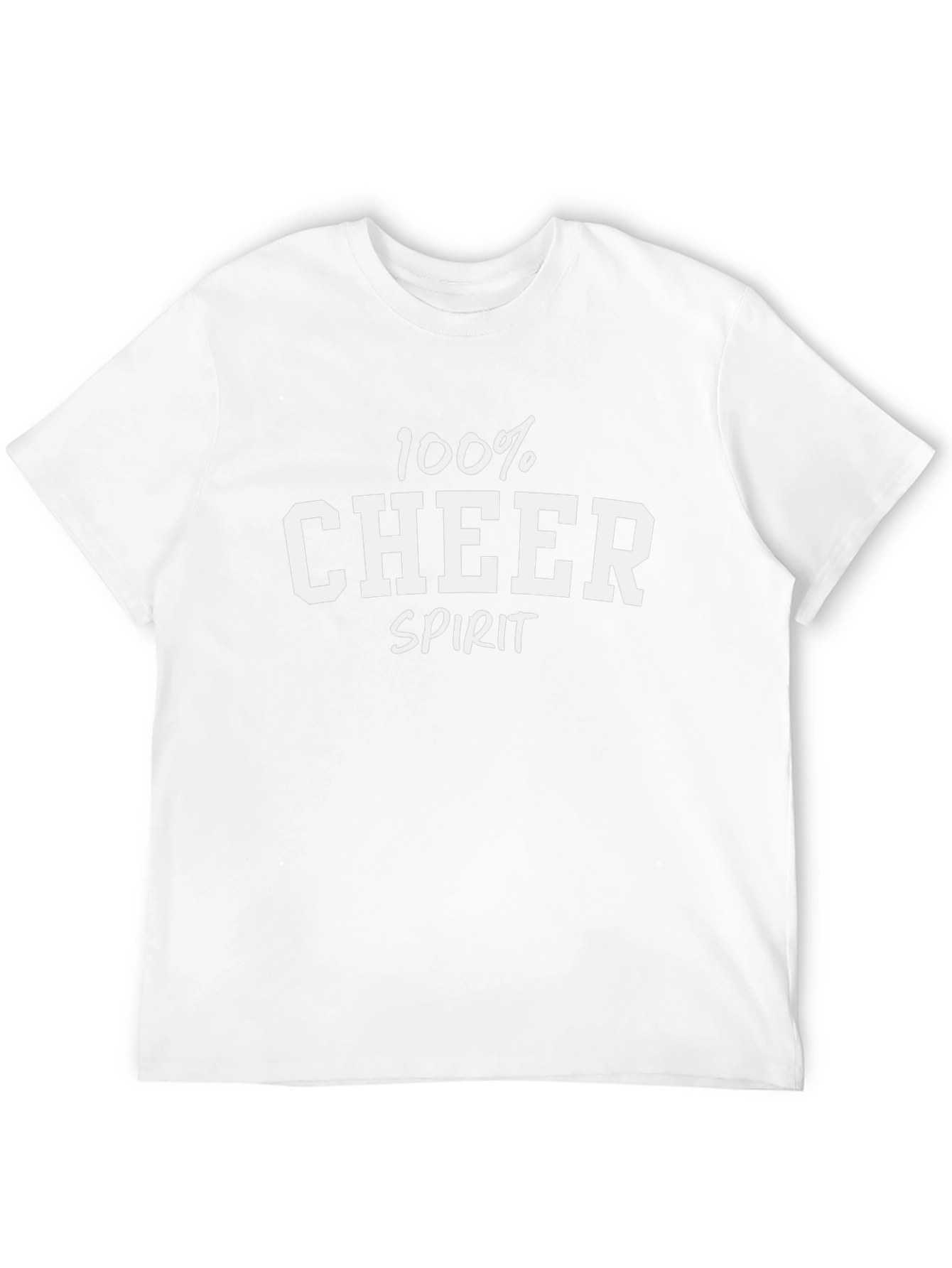 100% Cheer Spirit Black T-Shirt
