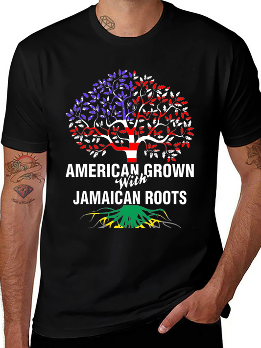 American Grown with Jamaican Roots T-Shirt