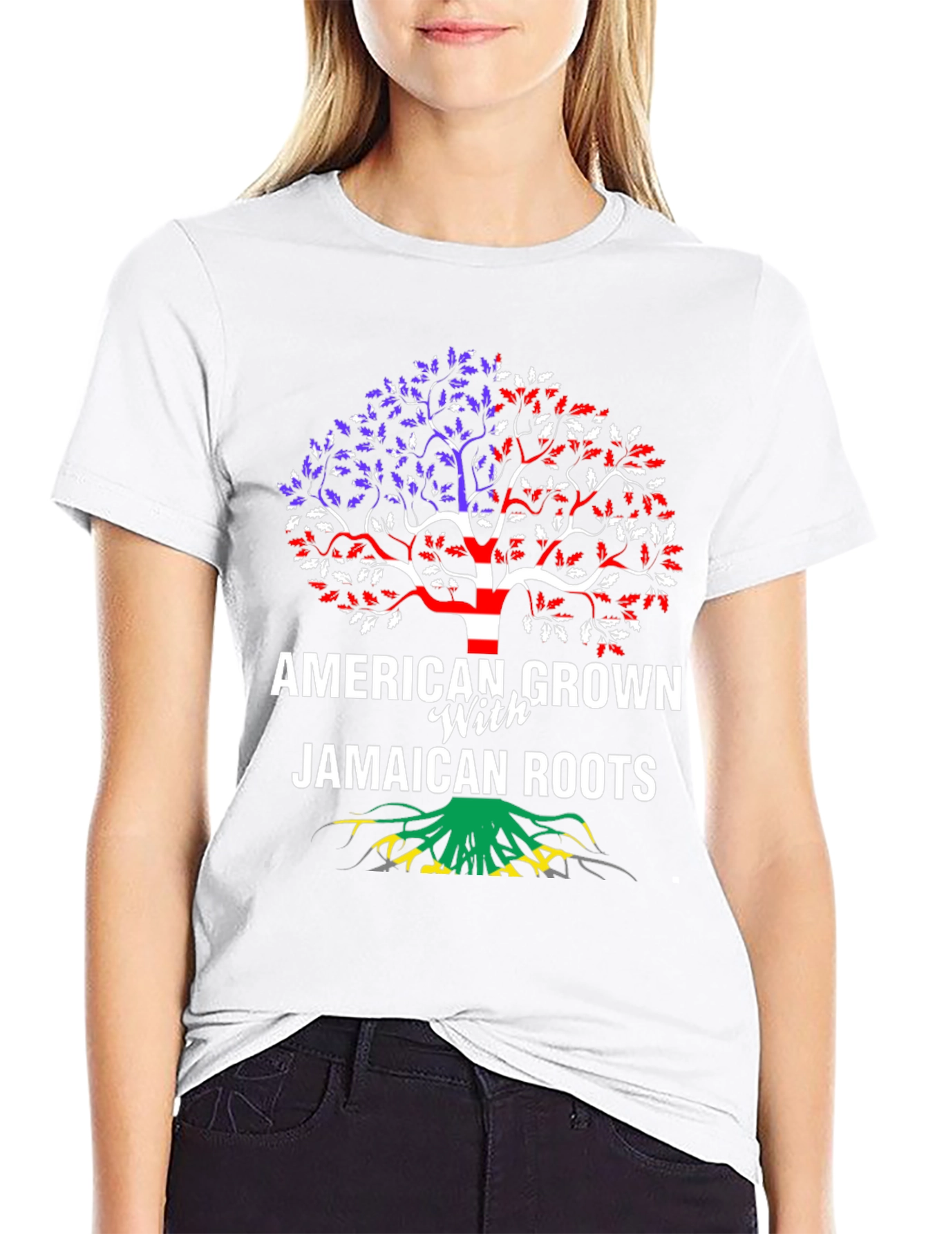American Grown with Jamaican Roots T-Shirt