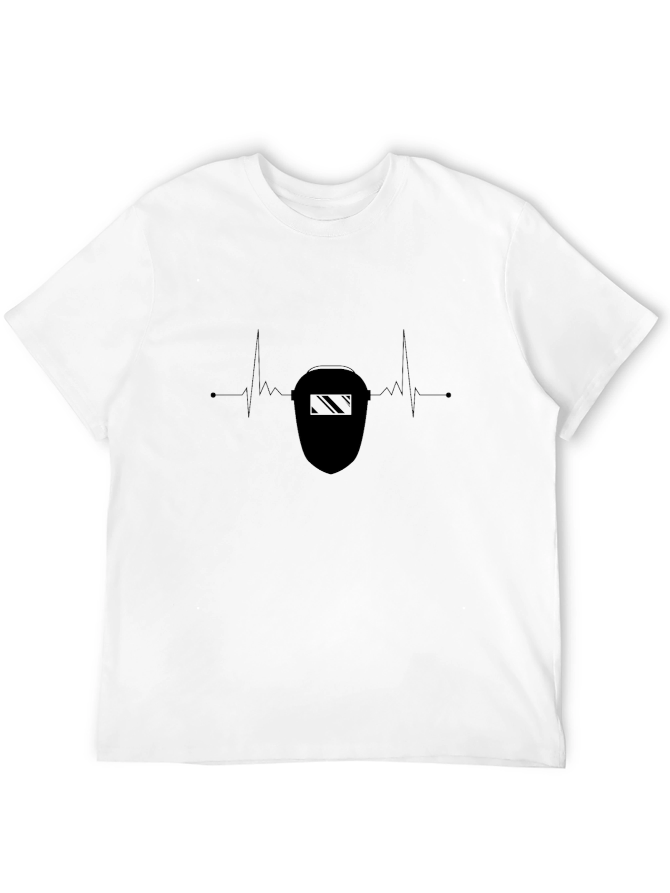 Welders Pulse T-Shirt - Black Crew Neck Tee