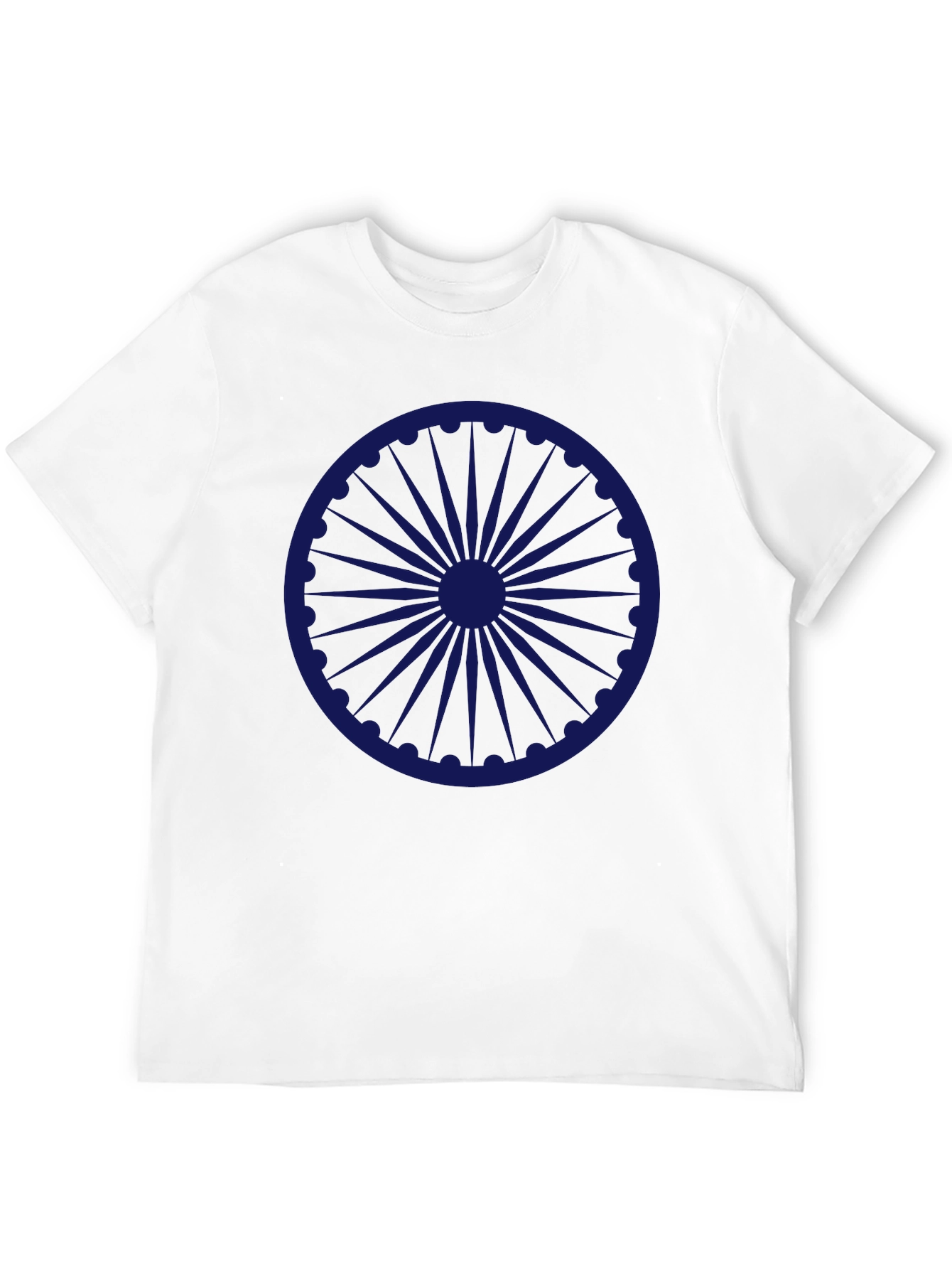 Ashoka Chakra Black T-Shirt