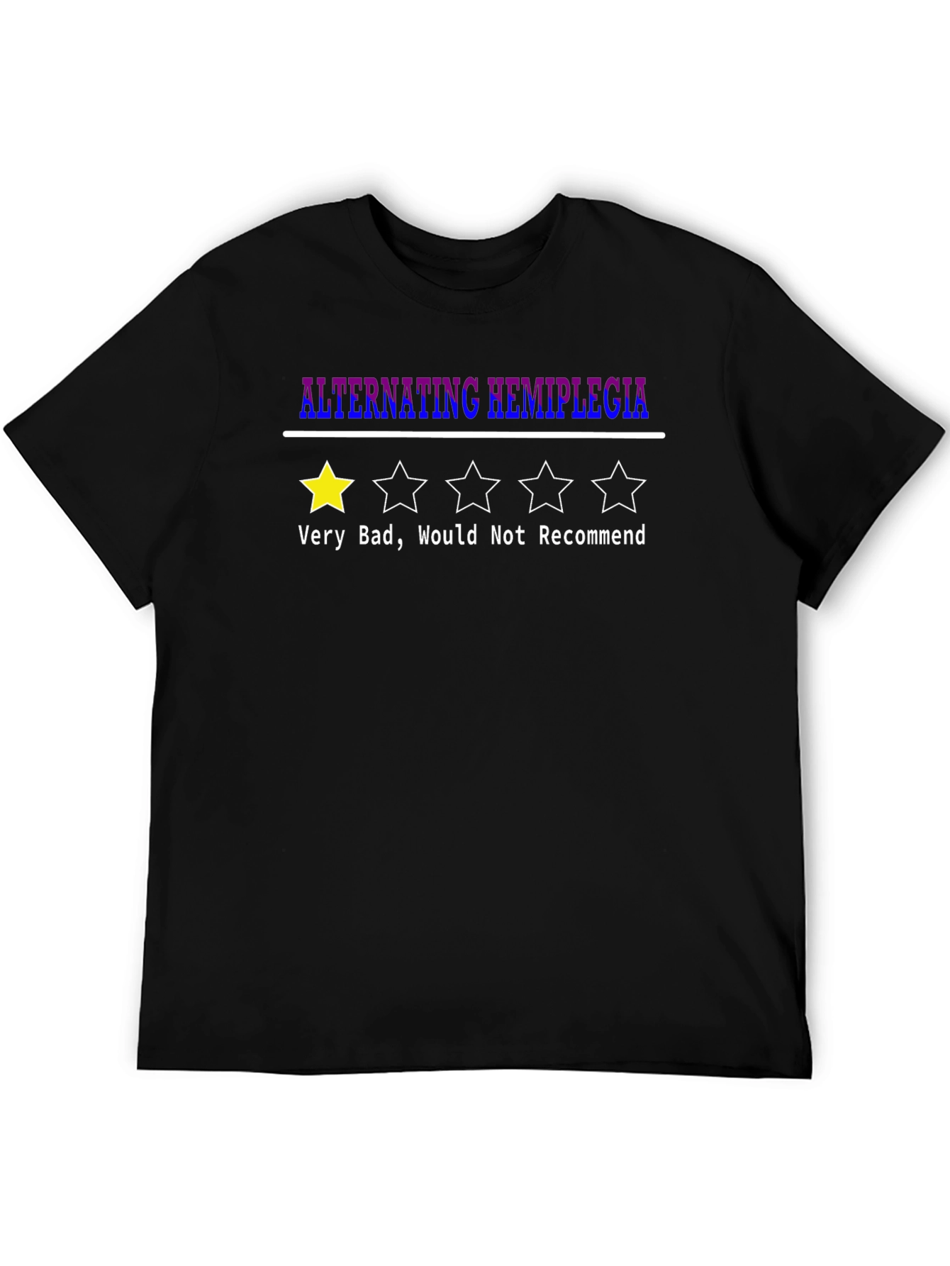 Alternating Hemiplegia T-Shirt - 1 Star Rating