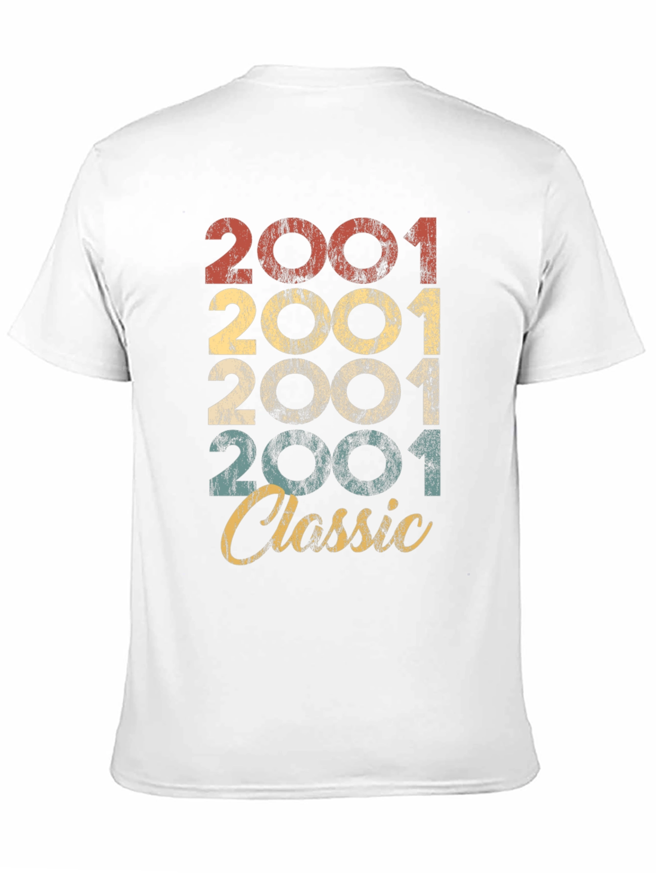 2001 Classic Retro Birthday T-Shirt