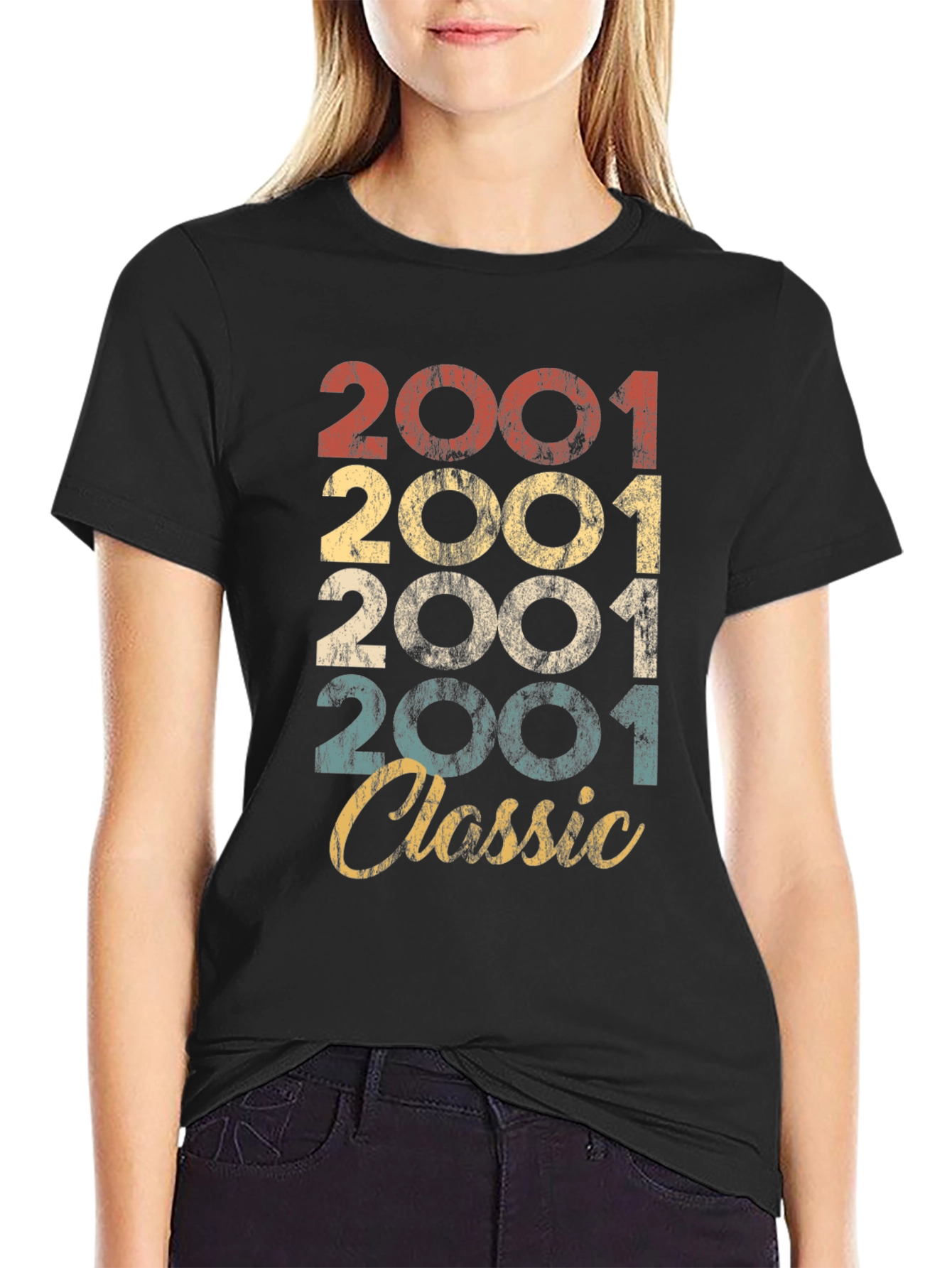 2001 Classic Retro Birthday T-Shirt