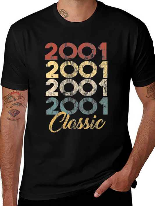 2001 Classic Retro Birthday T-Shirt