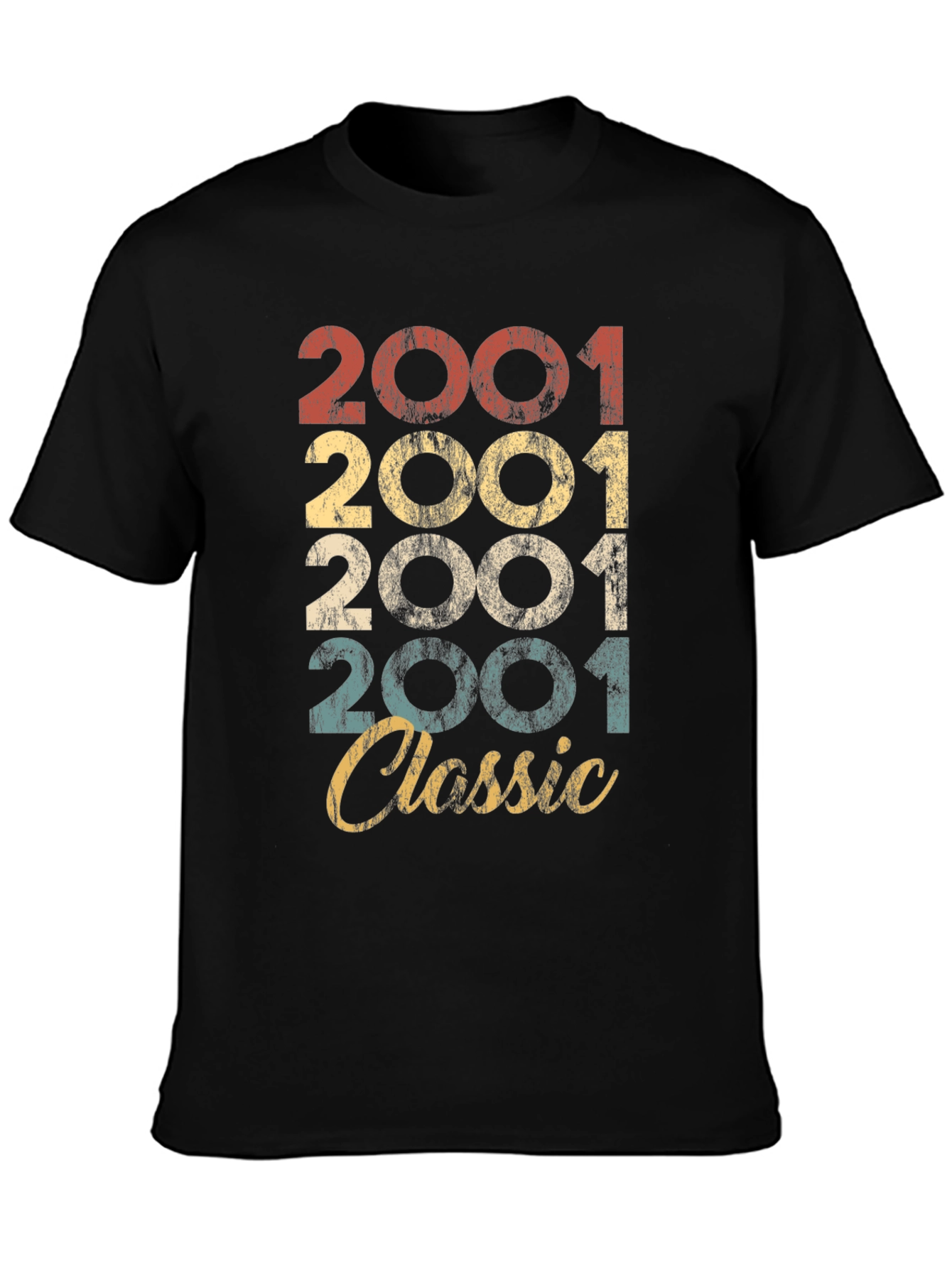 2001 Classic Retro Birthday T-Shirt