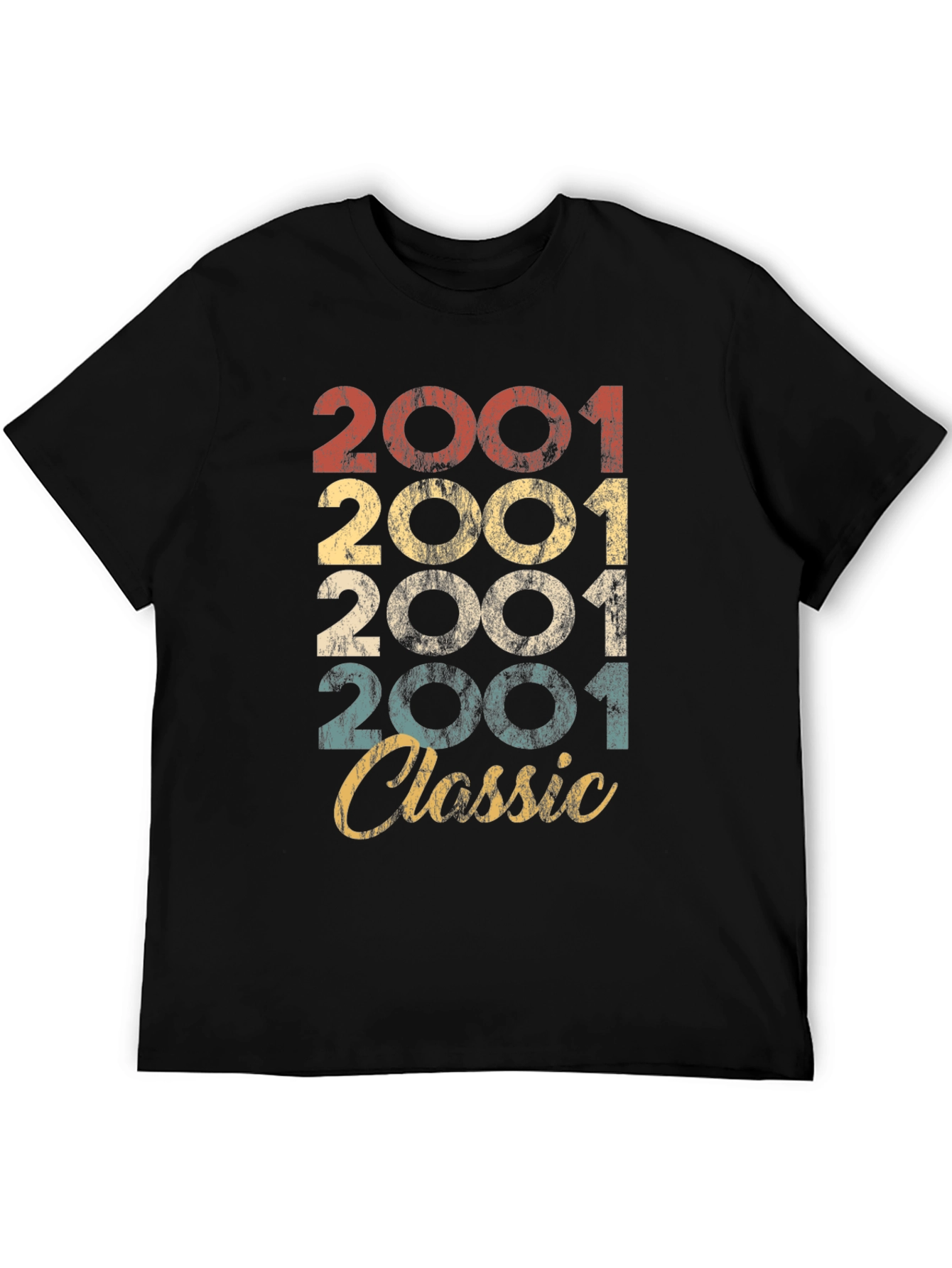 2001 Classic Retro Birthday T-Shirt