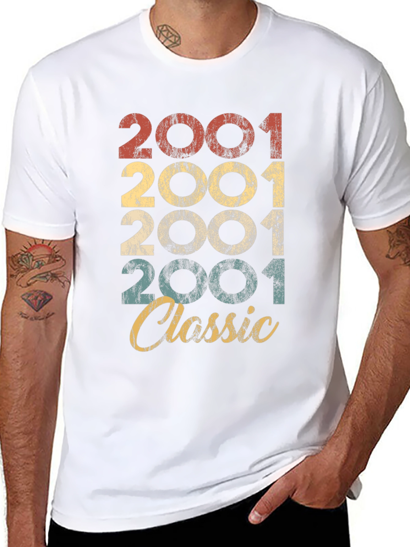 2001 Classic Retro Birthday T-Shirt