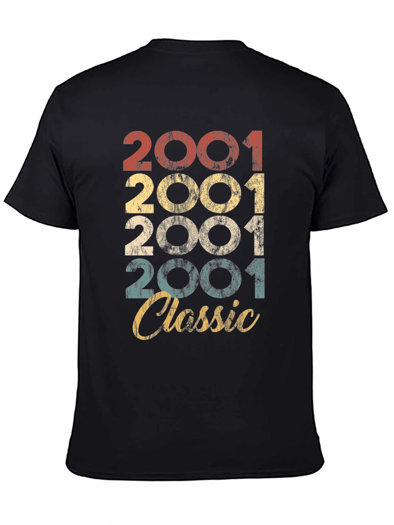 2001 Classic Retro Birthday T-Shirt