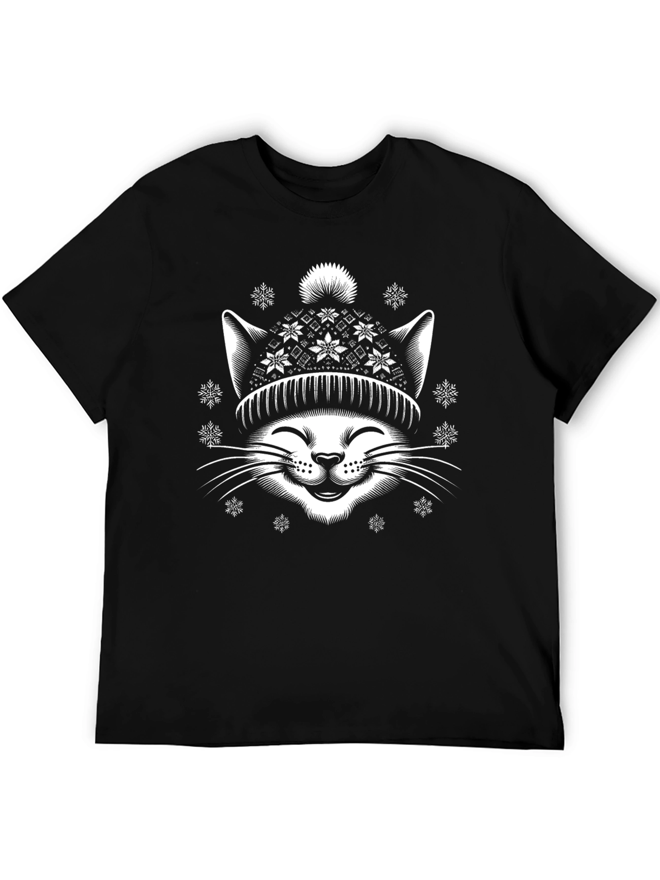 Winter Cat Graphic Tee