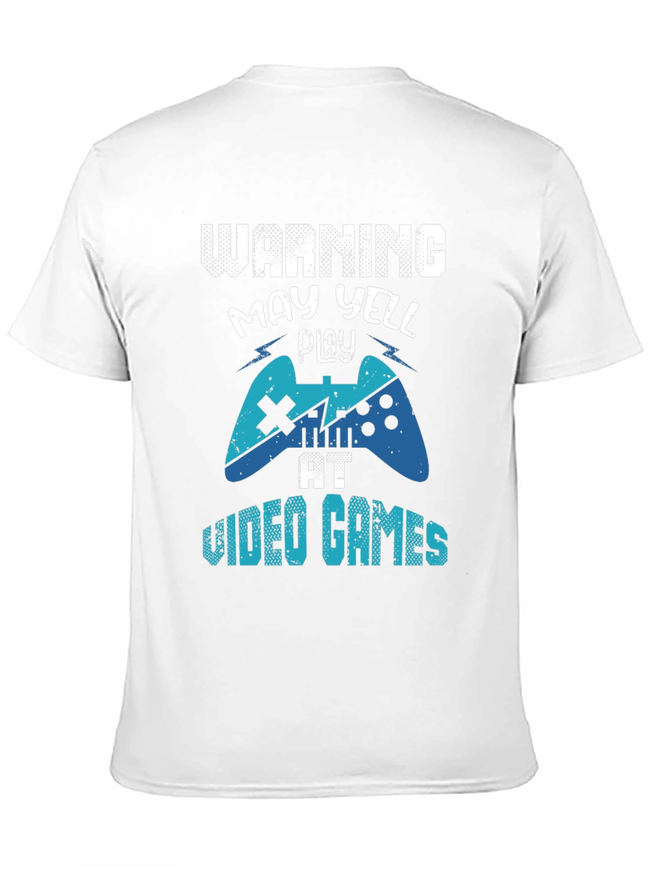 Warning May Yell Play Video Games T-Shirt