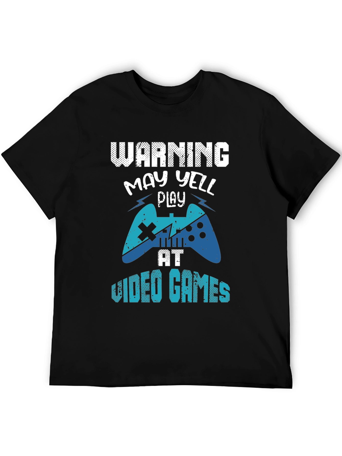 Warning May Yell Play Video Games T-Shirt