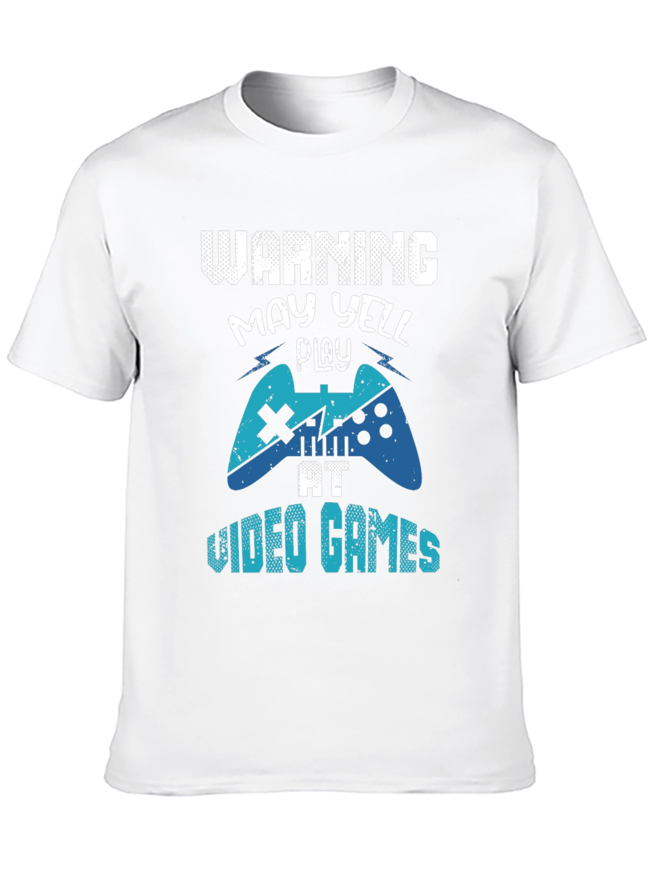 Warning May Yell Play Video Games T-Shirt