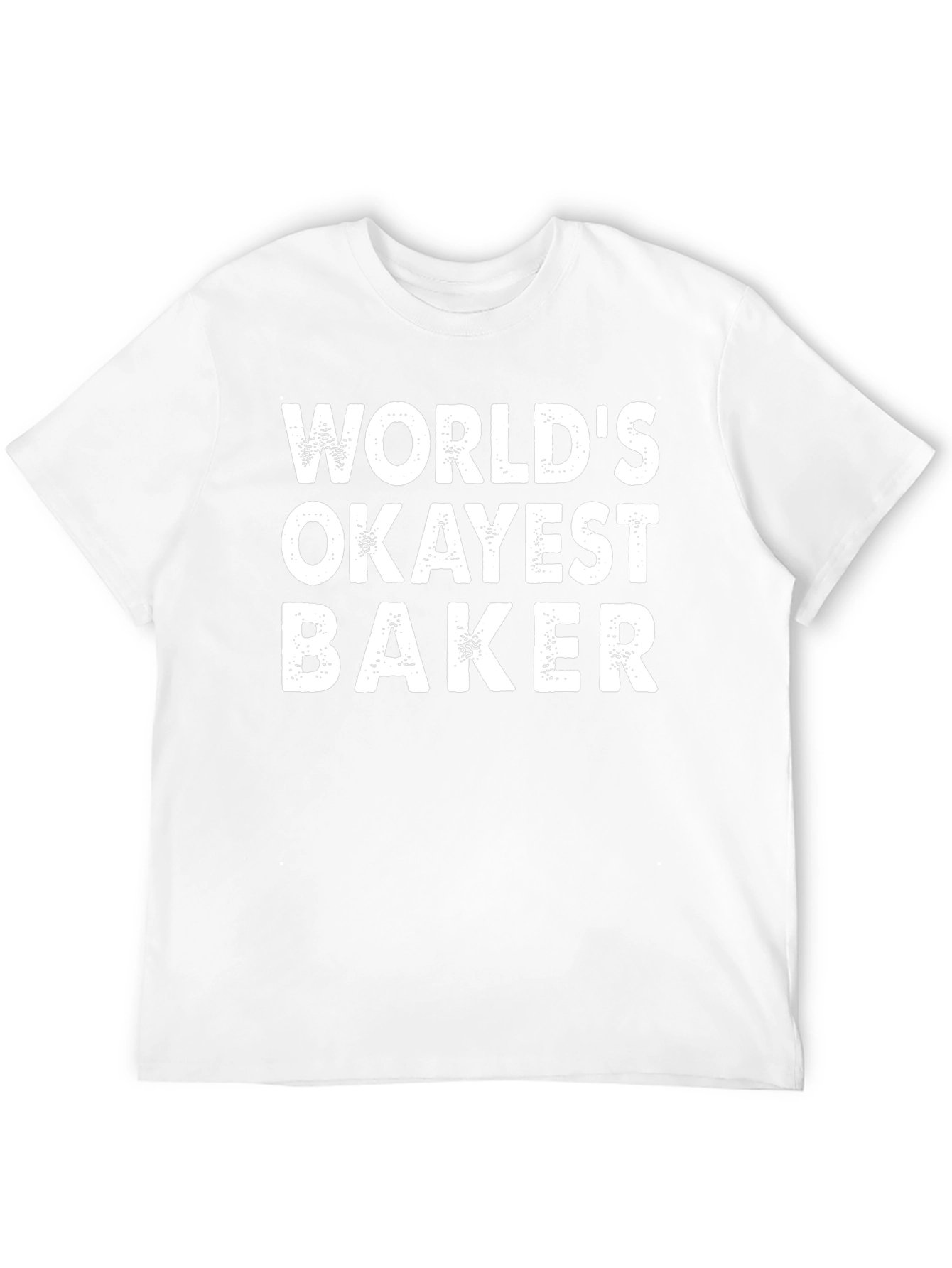 Worlds Okayest Baker - Mens Black T-Shirt