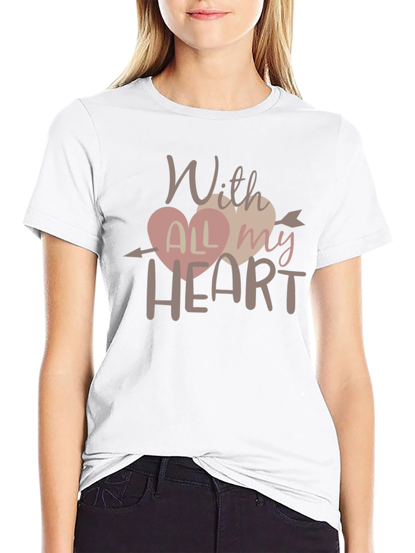 With All My Heart Graphic Tee