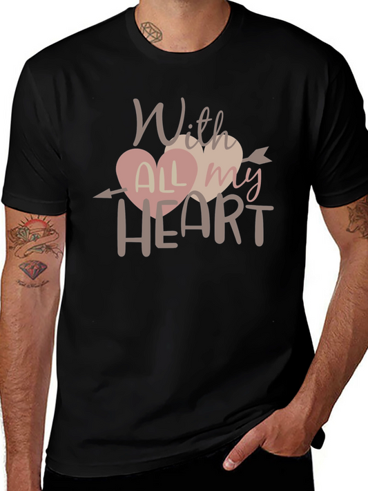 With All My Heart Graphic Tee