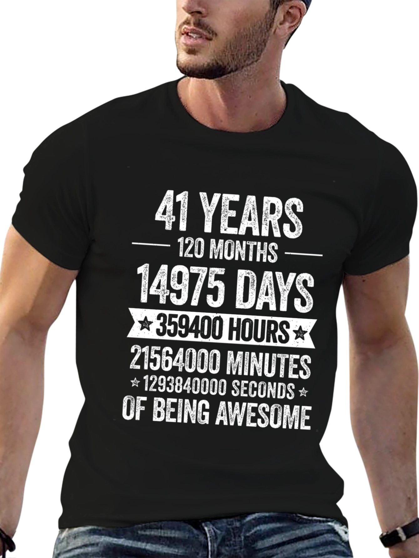 41st Birthday Awesome Graphic T-Shirt