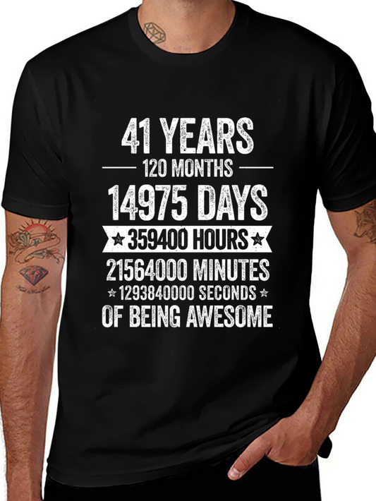 41st Birthday Awesome Graphic T-Shirt