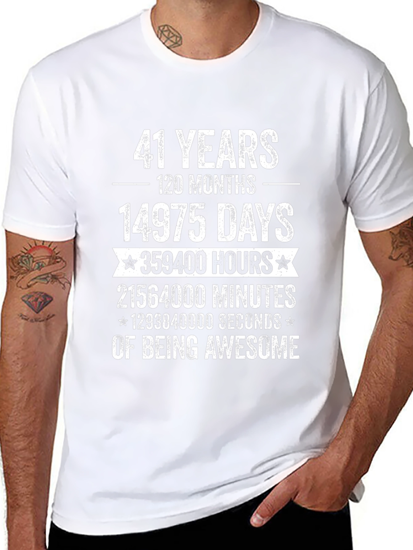 41st Birthday Awesome Graphic T-Shirt