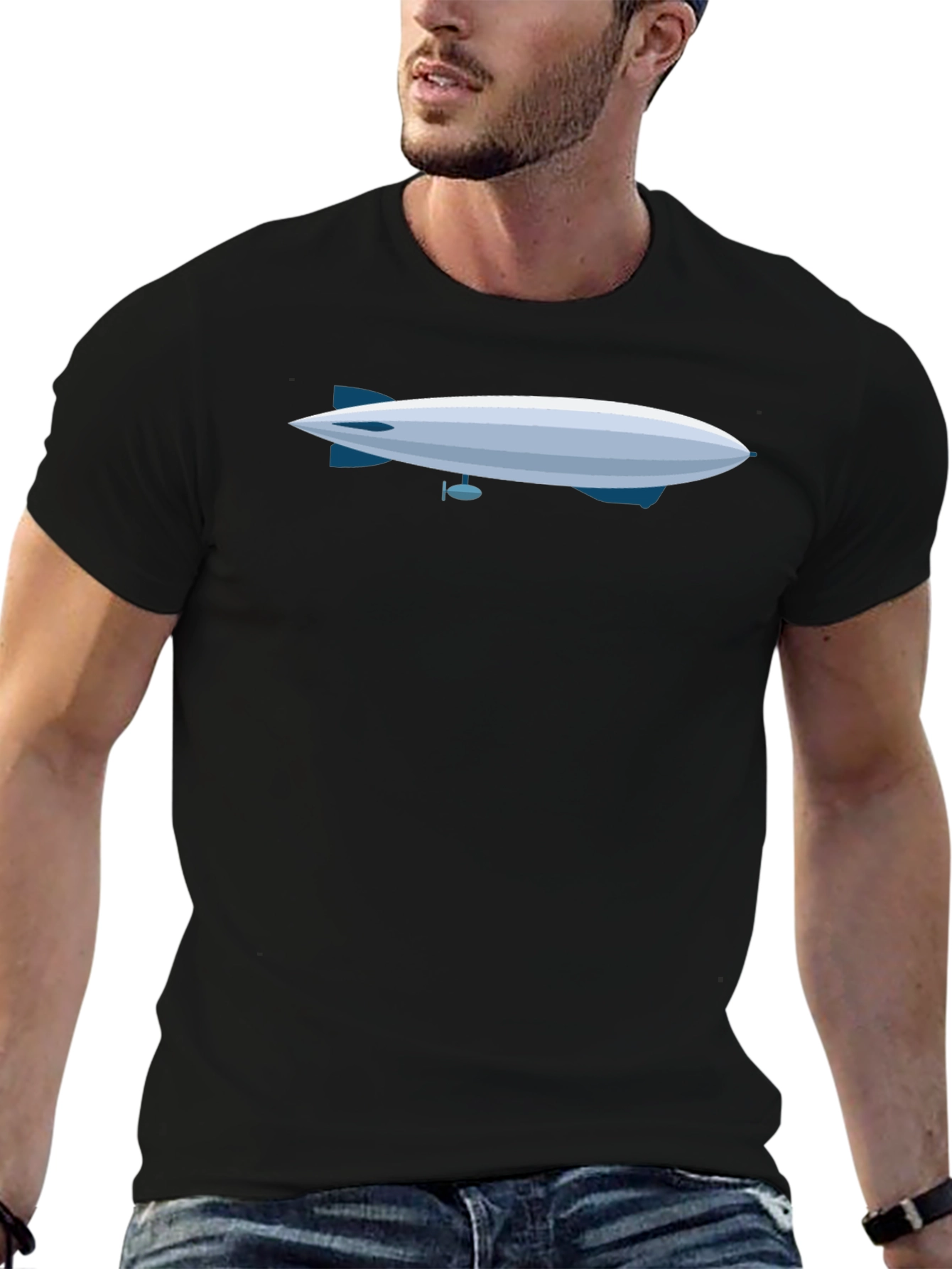 Airship Graphic T-Shirt - Unique Design