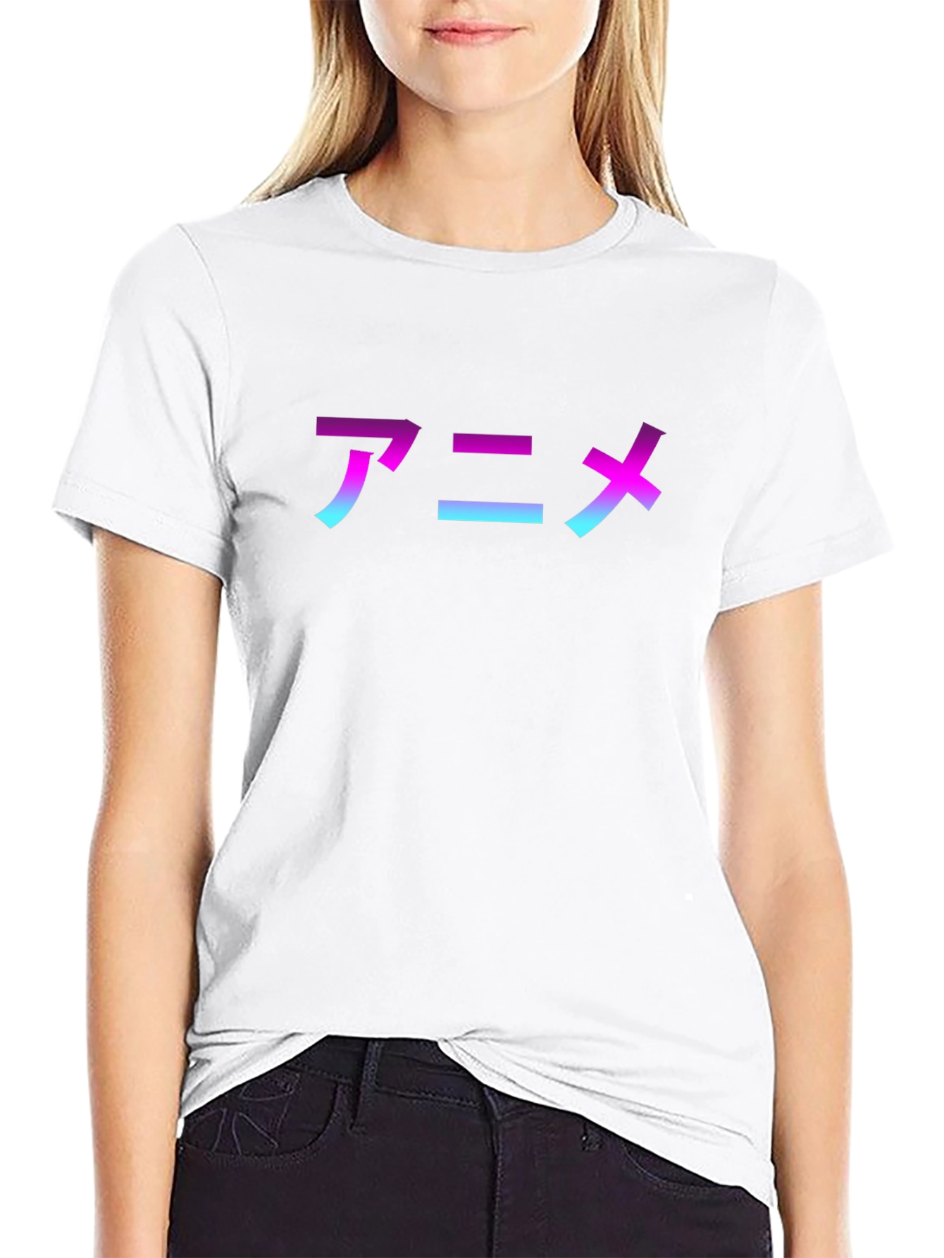 Anime Graphic Black T-Shirt