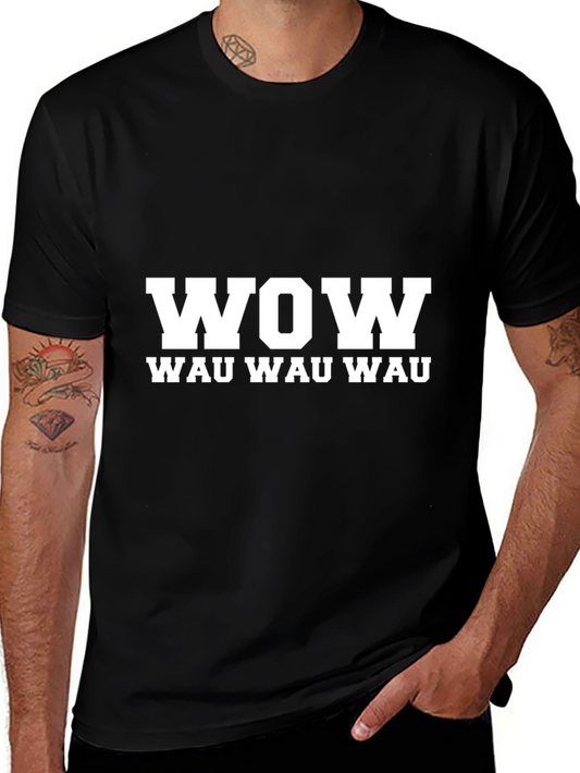 WOW Wau Wau Wau Graphic T-Shirt