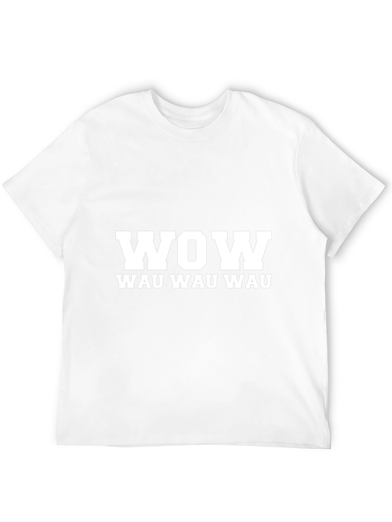 WOW Wau Wau Wau Graphic T-Shirt
