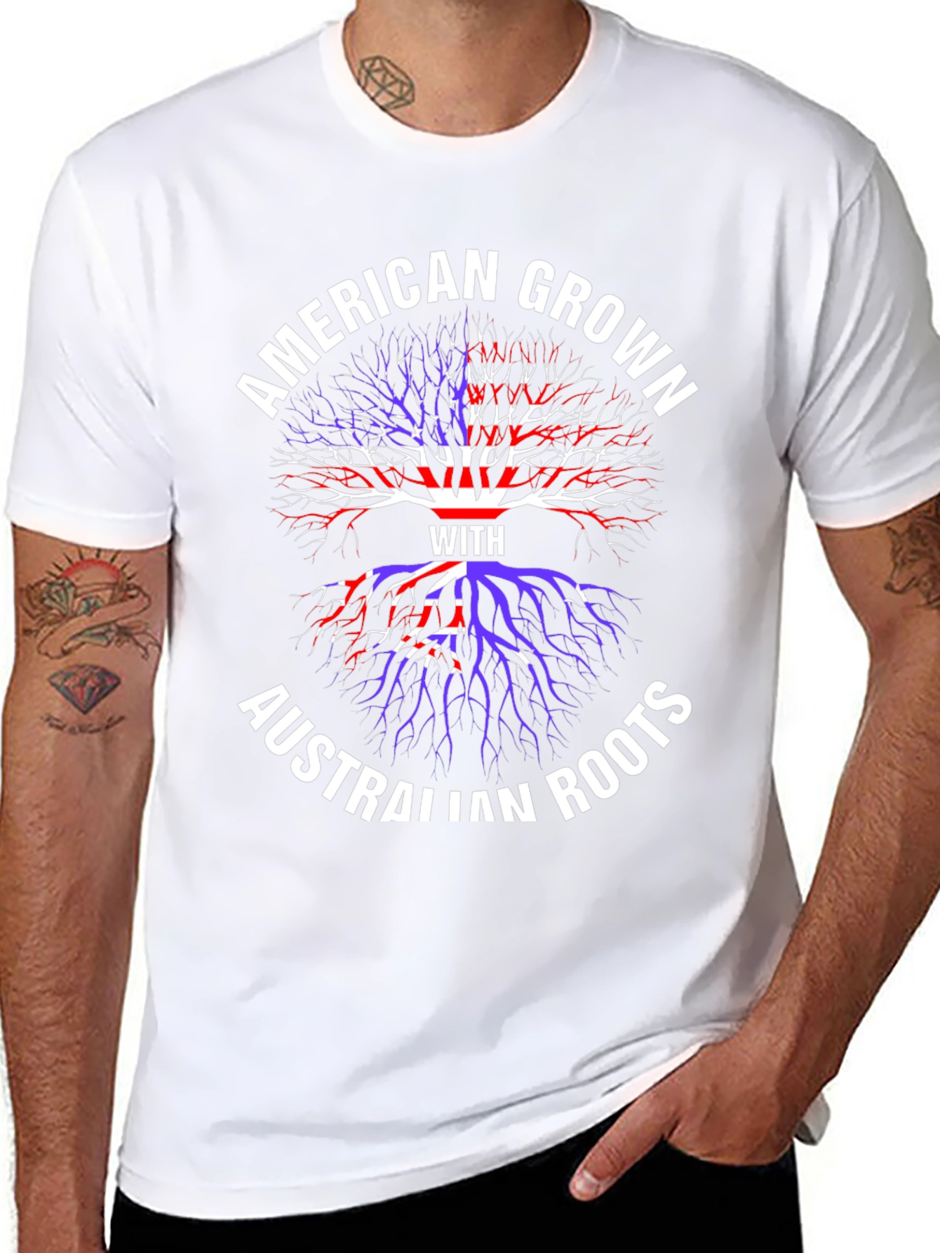 American Grown Australian Roots T-Shirt