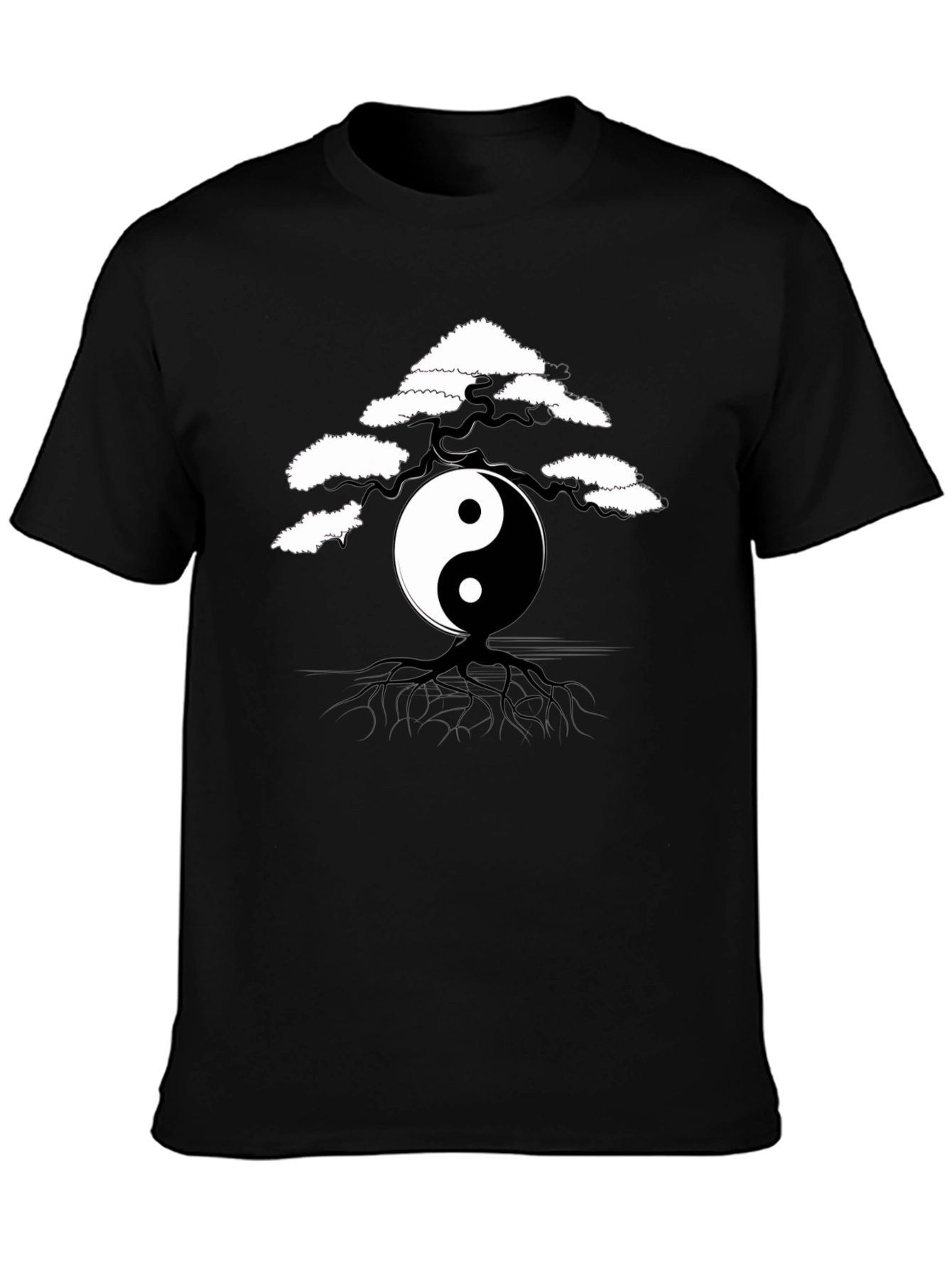 Yin Yang Bonsai Tree Graphic Tee - Unisex